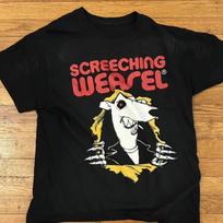 Screeching Weasel Black Band Tee Shirt S