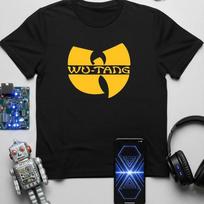 WuTang Clan TShirt Logo Rap Black New 2025 Unisex S