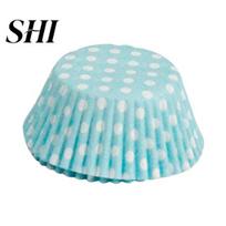 Muffin Baking Cups 100Pcs Cake Mold Easy to Pack Waterproof Oilproof Paper Cupcake Disposable Cup Liner Tool Kitchen Gadget mėlyna