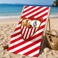 Sevilla Fc Crest Design Beach Towel, Quick-drying, Easy to Care for, Suitable for Both Fitness and Beach Vacations,Sports Essential 70cmx140cm(27x55inch)