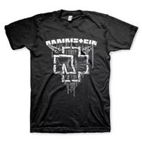 Rammstein Inketten T-shirt - Juodas Unisex T-shirt S įvairiaspalvis