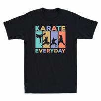 Everyday Kung Sleeve Short Unisexs Fu Tshirt Cotton Funny Karate Graphic Training S