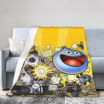 D-Dragon Quest Slimes Antklodė Šilta Minkšta Naujoviška Pliušinė Mesti Antklodė Studentams Sofa Lova Flanelinė Paklodė Lovos Užvalkalas 75X95CM