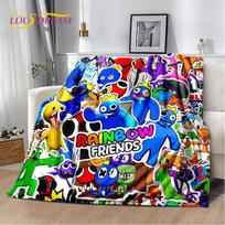 29 Stiliaus Naujas R-Rainbows Friends Animacinis pledas, Minkštas pledas namams, miegamajam, lovai, sofai, iškylai, kelionėms, biurui, uždengti, poilsiui, vaikui 75X95CM