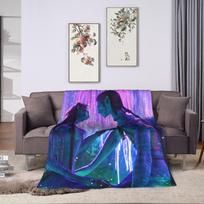 Filmo Avataras: Vandens kelias Pledas Kelioninis flanelinis pledas svetainei Šiltas minkštas dizainas Kokybiškas lovatiesės užtiesalas Dovana 75X95CM