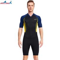 1.5mm Neoprene Short Sleeve Wetsuit Snorkeling Surfing Diving Small