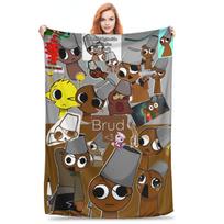 Sprunki Incredibox Animacinis Žaidimas Antklodė Jauki Minkšta Mėtoma Antklodė Sofai 50x60 Colių Daugia dydžio Kilimo Gabalas 75X95CM