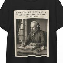 Kant Philosophy T-Shirt Funny Immanuel Kant Quote Tee for Philosophy Students,Professors, or Teachers Who Love Deep Thinking and Smart Humor S
