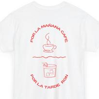 Coffee and Rum T-Shirt | Morning Coffee, Afternoon Illustration L