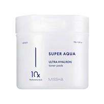 MISSHA Super Aqua Ultra Hyalon Toner Pads Hydrating Facial Essence Pads 180g 90Pads