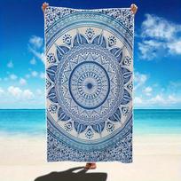 1pc Boho Mandala & Tropical Floral Print Extra Large Quick Dry Beach Towels Perfect choice for beach vacation party gifts 35x75cm
