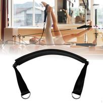 Pilates Foot Strap Adjustable Easy to Install Home Gym Workout with Rings
