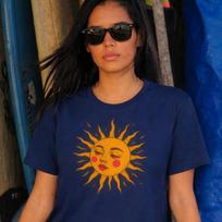 Trippy Sun Tee: Cosmic Astrology, Summer Fashion M