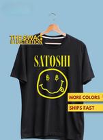Satoshi Nakamoto Premium Shirt, Bitcoin Smiley Face Jack Dorsey Shirt, Premium Ultra Soft M