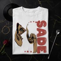 Sade Shirt | Vintage Bootleg Style Tee | 90s R&B Soul Music Graphic | Music Fan Gift M