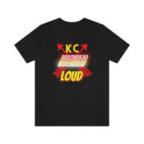 Arrowhead, Loudest Stadium, Kansas City Chief's Football, Jersey Short Sleeve Tee, kansas city chiefs, kansas city chiefs shirt, chiefs 4XL