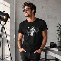 Gamepad in Hand T-Shirt | Grunge Graphic Tee 2XL