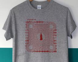Slowdive, shoegaze, My bloody valentine, Ride, Lush, 90's - screen printed t-shirt 4XL