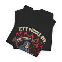 Grim Reaper T-Shirt | Dark Humor Skull & Rose Graphic Tee S