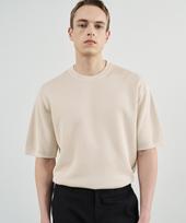 210 Edit Architecture Round Knit_Zd2Sw111_Crm Crm/100