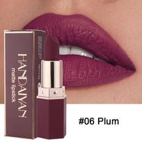 6 spalvų matiniai vandeniui atsparūs aksominiai lūpų dažai Sexy Red Brown Pigments Makiažo ilgai išliekantys profesionalūs lūpų dažai