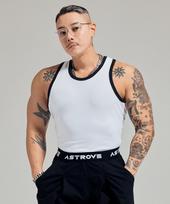 Astrov Tech Dry Comp Sleeveless White-Black L
