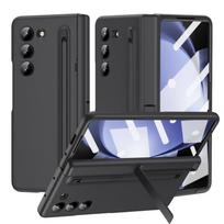 360 Full Protection Hinge Stand Case for Samsung Galaxy Z Fold 8 Ultra /6 5 4 3 Tempered Glass Film With Touch Pen Folding Cover Opp Bag&For Samsung Galaxy Z Fold4 5G 7.6"