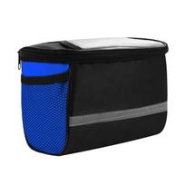 Outdoor Cycling Equipment Reflective Bike Handlebar Bag Pannier Front Tube Basket Bicycle Bag