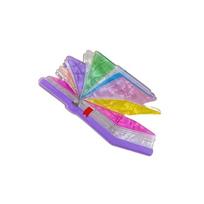 PVC Roller Skates Shark Clip Sports Style Book Shape Hair Clip Fashion Badminton Hair Claw  Party Purple Book