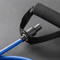 2PCS TPE Resistance Tube Elastic Material Resistance Band Professional Exercise Band  Home Workout mėlyna