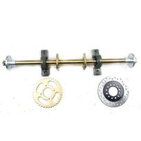 KARTING GO KART UTV Buggy 5 Inch Wheel Rim Flange 65CM Rear Axle With Sprocket Disc Rotor