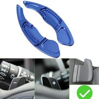Car Steering Wheel Paddle Shifter Extension For Acura TLX ILX TSX MDX RDX Honda Accord 8th Gen Odyssey Aluminum DSG Stickers mėlyna