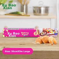 Xubaoxian Japanese Imported Baking Paper, 30cm*5m, Air Fryer Silicone Paper, Cake Paper for Oven And Microwave
