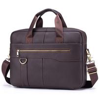Men's 15.6-inch Laptop Bag/Briefcase, Top-Grain Cowhide Leather