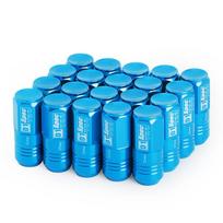 NEW 20 PCS M12*1.5 Nuts  Automotive modification wheel hub screws/D1 lightweight conical wheel hub nuts/outer hexagonal nuts M12x1.5 dangaus mėlyna spalva