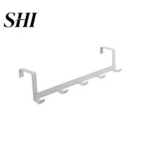 Over Door Hook Coat Hanger Versatile 5-hook Design Punch-free for Kitchen Hanging balta