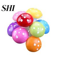 8Pcs Mini Multicolor Artificial Mashroom Landscape Crafts Bonsai Garden Decor 8pcs