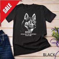 Siberian Husky Official Dog of the Coolest T-Shirt Unisex T-shirt.webp Unisex T-Shirt S įvairiaspalvis