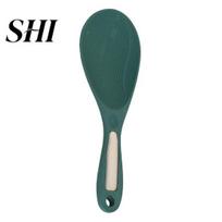 Creative Spoon Heat-Resistant Particles Surface Hanging Hole Rice Cooker Non-stick Kitchen Tools žalia