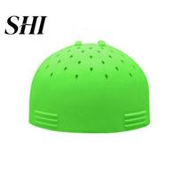Fine Filter Holes Design Cover Easy-to-use Silicone Can Strainer Space Saving Kitchen Lid Small Colander with for Home Multi-size žalia