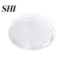 Flower Fixed Pin Frog Holder with 3 Suction Cups Clear Plastic Round Vase Arranger Floral Arrangement Tool balta