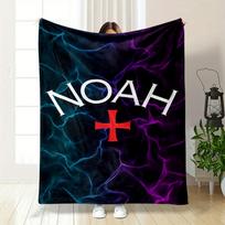 Noah Print Blanket Bedroom Blanket for Livingroom Couch Lunch Break Soft Cozy Throw for Friend's Festival Gift 75X95CM