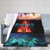 Mokslinės fantastikos filmo Avataras Ugnis ir Pelėsinė Antklodė Koralinis Vilnos Pliušas Daugiafunkcinis Super Šiltas Mėtomasis Antklodė Lovai Kelionei Patalynė 75X95CM