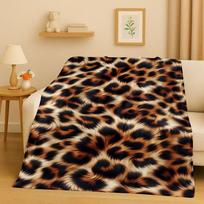 3D Zebras Tigras Leopardas Žvėris Dryžuotas Spausdinimo Menas Flanelinis Antklodė, Itin Minkštas Šiltas Pliušinis Mėtomasis Antklodė Namams Miegamajam Lovai Sofai Biurui 75X95CM