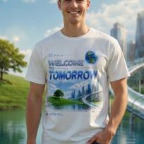 Frutiger Aero Shirt welcome to the futureTee Y2K Graphic Tee Retro Internet Shirt Windows XP Aesthetic Futuristic Y2K Shirt XL