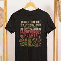 Carnivorous Plants Shirt, Venus Flytrap Pitcher Plant Tee, Botany Gardener Gift XL
