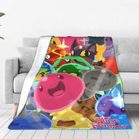 Slime Rancher Animacinis Žaidimas Pliušinis Antklodė Anime Mielas Juokingas Mesti Antklodės Namams 150*125cm Antklodė Super Šilta 75X95CM