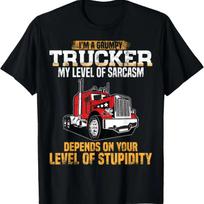 Grumpy Trucker Funny Truck Driver Trucking Dads Father Mens T-Shirt S įvairiaspalvis