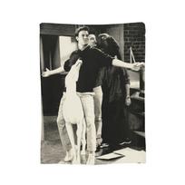 Friends TV Show Joey Tribbiani Chandler Bing Blanket Fleece Spring Autumn Ultra-Soft Throw Blankets for Home Outdoor Rug Piece Size: 75*100cm, Weight: 230 GSM