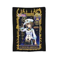 La Ignis Uma Musume Anime Blankets Flannel Spring/Autumn Breathable Super Warm Throw Blanket for Bedding Couch Bedspread Size: 75*100cm, Weight: 230 GSM